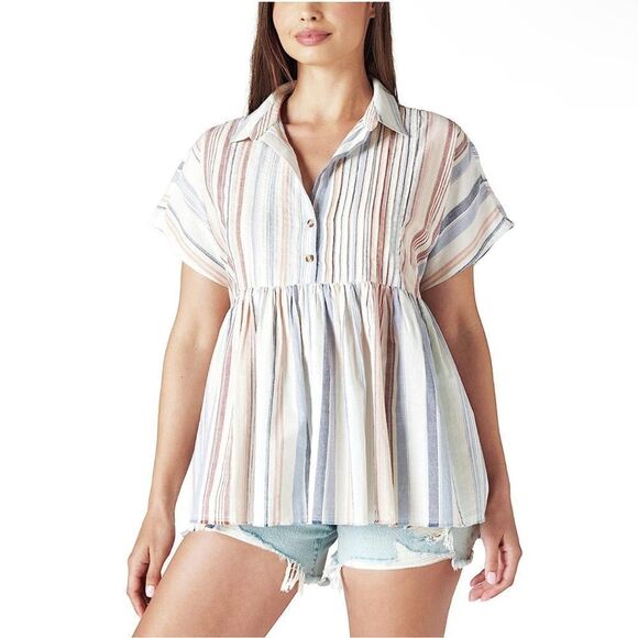 Lucky Brand Women's Babydoll Tunic Shirt size XXL - Picture 1 of 7